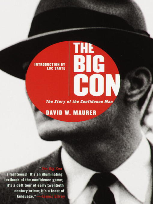 Title details for The Big Con by David Maurer - Wait list